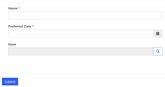 Custom validation message